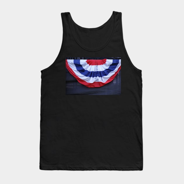 American Patriotic Banner Tank Top by Ckauzmann